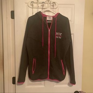 Ladies size Large Hot Chocolate 15K/5K Zip Up Hoodie Jacket